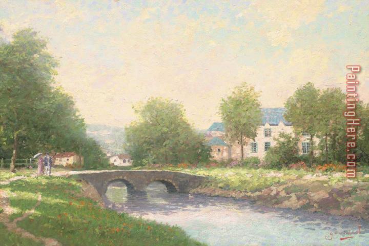 Thomas Kinkade Morning Stroll